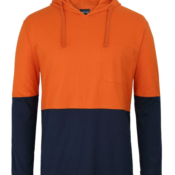 JB's  HV L/S COTTON TEE WITH HOOD Thumbnail