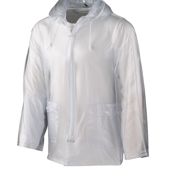 Men's Clear Hooded Rain Jacket Thumbnail