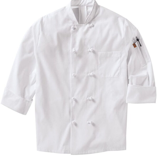 Mimix™ Ten Knot Button Chef Coat with OilBlok Thumbnail
