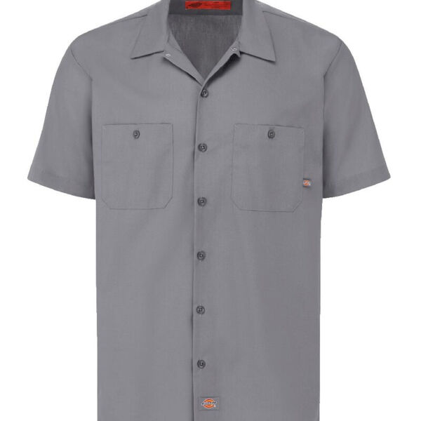 Men's Tall Industrial Short Sleeve Work Shirt Thumbnail