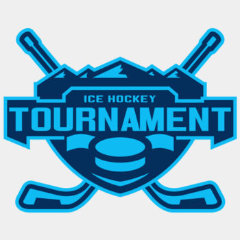 Tournament Ice Hockey logo template Thumbnail