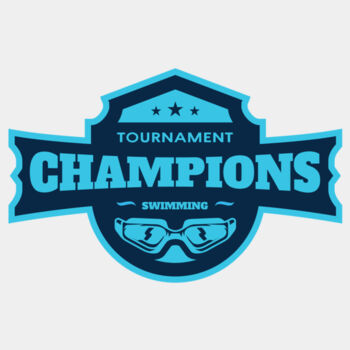 Champions Tournament Swimming logo template Thumbnail