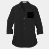 Women's 3/4 Sleeve Carefree Poplin Shirt Thumbnail