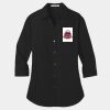 Women's 3/4 Sleeve Carefree Poplin Shirt Thumbnail