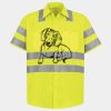 Men's High Visibility Safety Short Sleeve Work Shirt Thumbnail