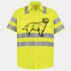 Men's High Visibility Safety Short Sleeve Work Shirt Thumbnail