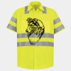 Men's High Visibility Safety Short Sleeve Work Shirt Thumbnail