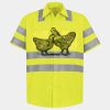 Men's High Visibility Safety Short Sleeve Work Shirt Thumbnail