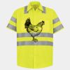 Men's High Visibility Safety Short Sleeve Work Shirt Thumbnail