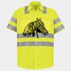 Men's High Visibility Safety Short Sleeve Work Shirt Thumbnail