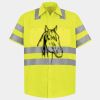 Men's High Visibility Safety Short Sleeve Work Shirt Thumbnail