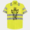 Men's High Visibility Safety Short Sleeve Work Shirt Thumbnail