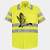 Men's High Visibility Safety Short Sleeve Work Shirt Thumbnail