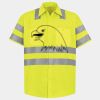 Men's High Visibility Safety Short Sleeve Work Shirt Thumbnail