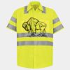 Men's High Visibility Safety Short Sleeve Work Shirt Thumbnail