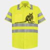 Men's High Visibility Safety Short Sleeve Work Shirt Thumbnail