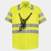 Men's High Visibility Safety Short Sleeve Work Shirt Thumbnail