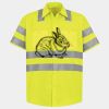Men's High Visibility Safety Short Sleeve Work Shirt Thumbnail