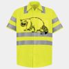 Men's High Visibility Safety Short Sleeve Work Shirt Thumbnail