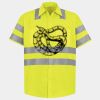 Men's High Visibility Safety Short Sleeve Work Shirt Thumbnail