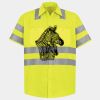 Men's High Visibility Safety Short Sleeve Work Shirt Thumbnail