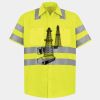 Men's High Visibility Safety Short Sleeve Work Shirt Thumbnail