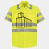 Men's High Visibility Safety Short Sleeve Work Shirt Thumbnail