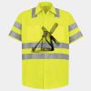 Men's High Visibility Safety Short Sleeve Work Shirt Thumbnail