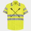 Men's High Visibility Safety Short Sleeve Work Shirt Thumbnail