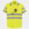 Men's High Visibility Safety Short Sleeve Work Shirt Thumbnail