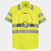 Men's High Visibility Safety Short Sleeve Work Shirt Thumbnail