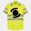 Men's High Visibility Safety Short Sleeve Work Shirt Thumbnail