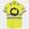 Men's High Visibility Safety Short Sleeve Work Shirt Thumbnail