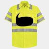 Men's High Visibility Safety Short Sleeve Work Shirt Thumbnail