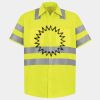 Men's High Visibility Safety Short Sleeve Work Shirt Thumbnail