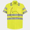 Men's High Visibility Safety Short Sleeve Work Shirt Thumbnail