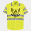 Men's High Visibility Safety Short Sleeve Work Shirt Thumbnail