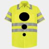 Men's High Visibility Safety Short Sleeve Work Shirt Thumbnail