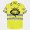 Men's High Visibility Safety Short Sleeve Work Shirt Thumbnail
