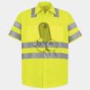 Men's High Visibility Safety Short Sleeve Work Shirt Thumbnail
