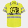 Men's High Visibility Safety Short Sleeve Work Shirt Thumbnail