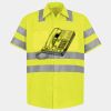Men's High Visibility Safety Short Sleeve Work Shirt Thumbnail