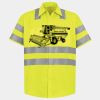 Men's High Visibility Safety Short Sleeve Work Shirt Thumbnail