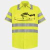 Men's High Visibility Safety Short Sleeve Work Shirt Thumbnail