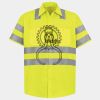 Men's High Visibility Safety Short Sleeve Work Shirt Thumbnail