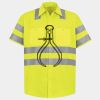 Men's High Visibility Safety Short Sleeve Work Shirt Thumbnail