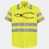Men's High Visibility Safety Short Sleeve Work Shirt Thumbnail