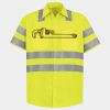 Men's High Visibility Safety Short Sleeve Work Shirt Thumbnail