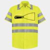 Men's High Visibility Safety Short Sleeve Work Shirt Thumbnail