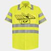 Men's High Visibility Safety Short Sleeve Work Shirt Thumbnail